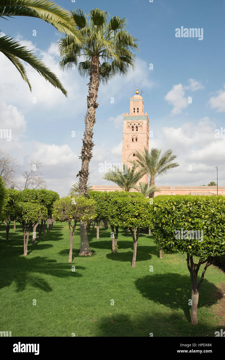 La Moschea di Hassan II marrakech marocco Foto Stock