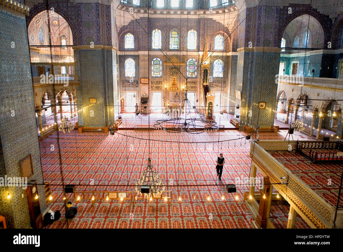 La Moschea Yeni, Istanbul, Turchia Foto Stock