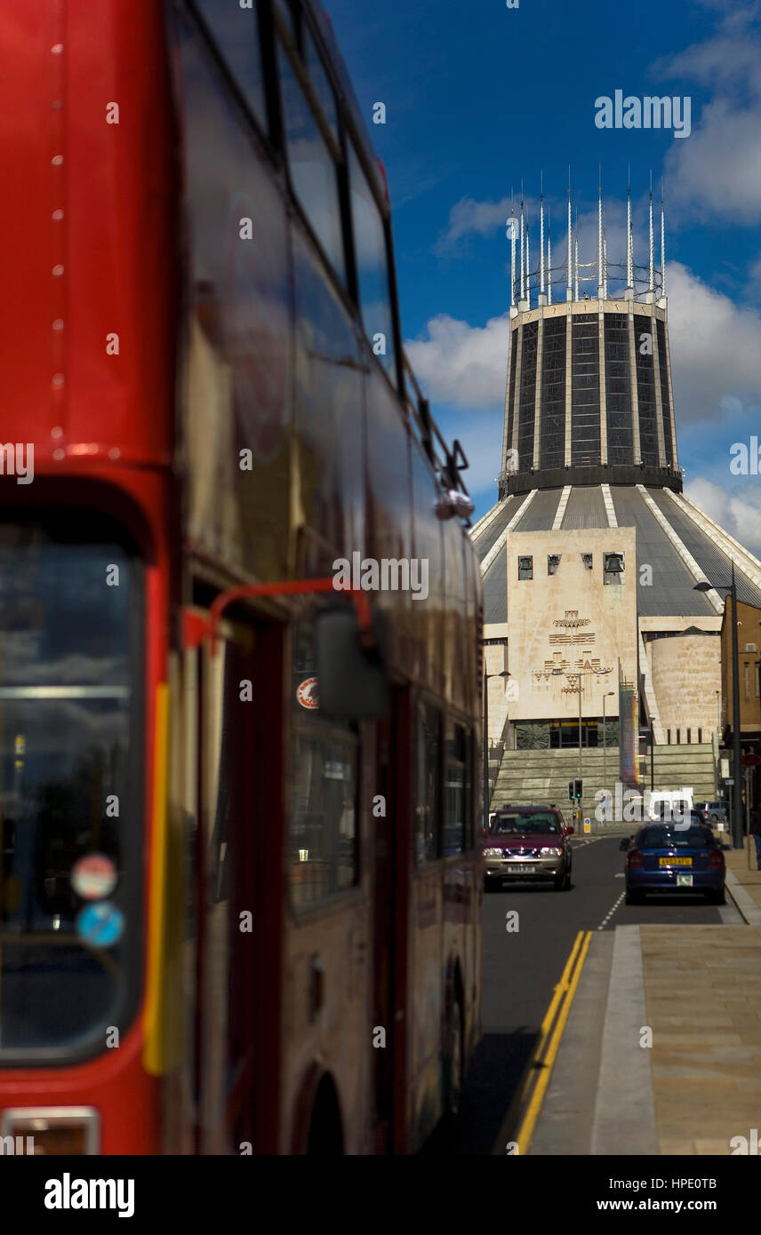 Liverpool Cattedrale Metropolitana di Cristo Re. Hope Street.Liverpool. In Inghilterra. Regno Unito Foto Stock