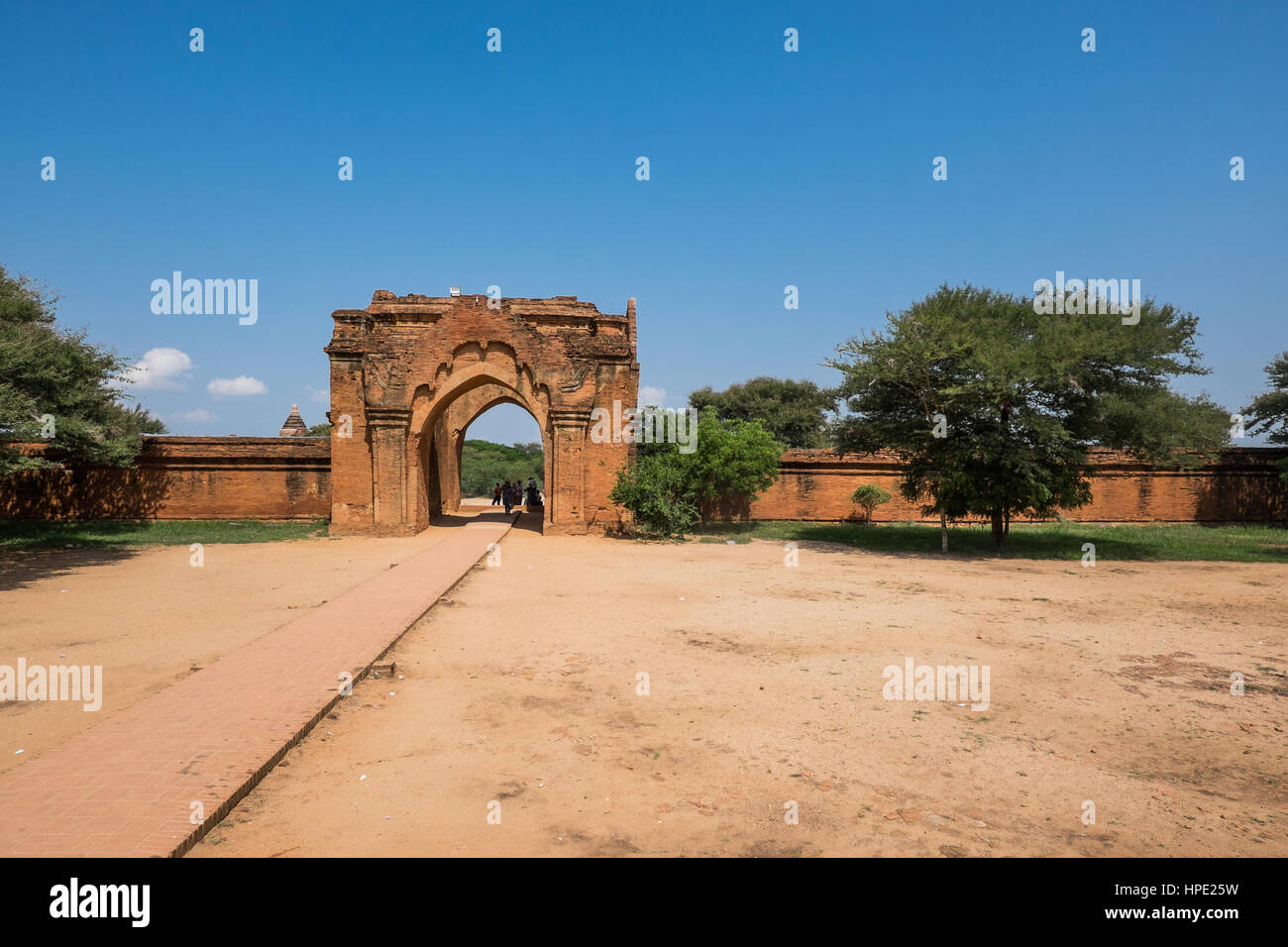 I templi di Bagan, Myanmar Foto Stock