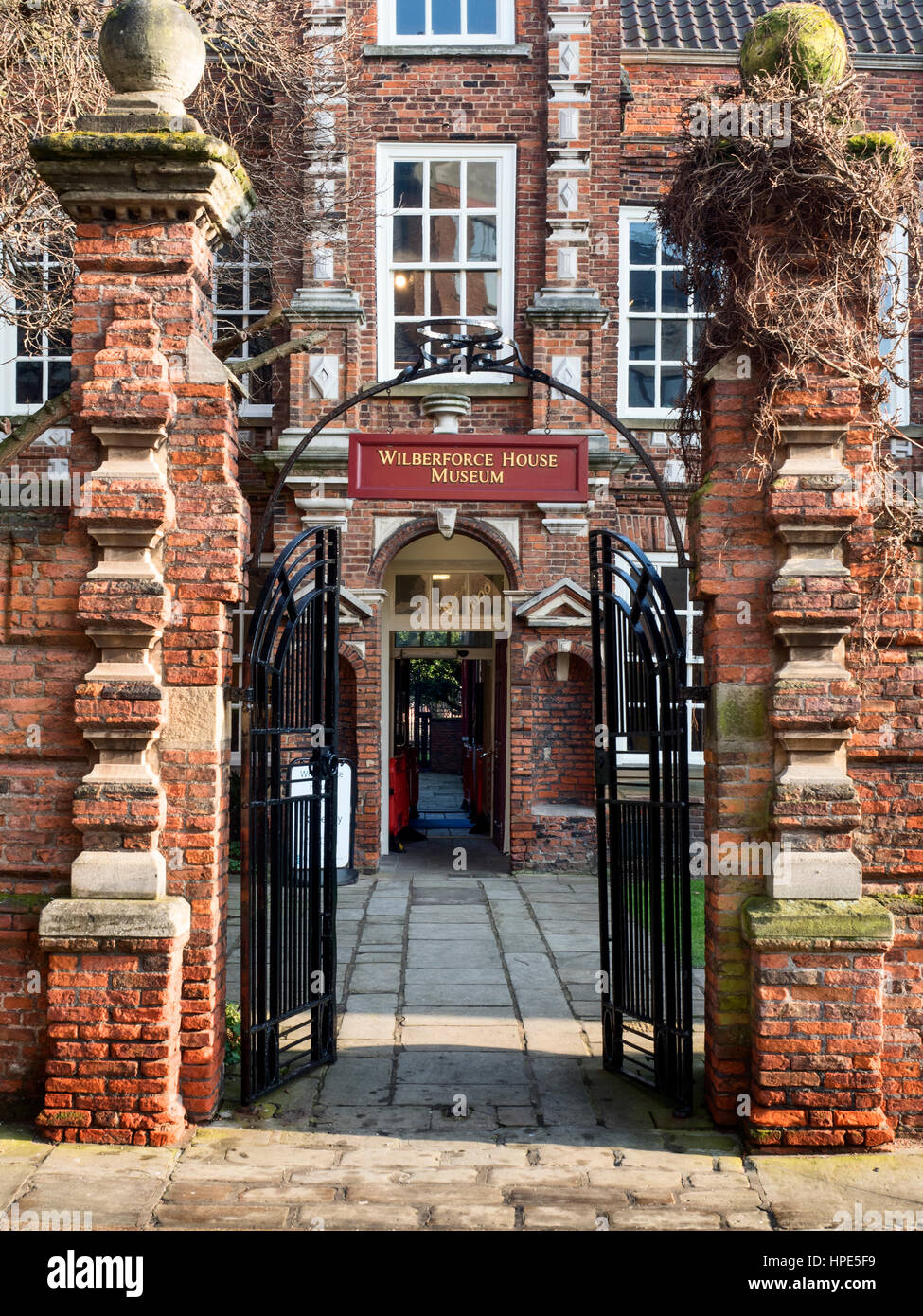 Wilberforce House Museum a Hull in Inghilterra dello Yorkshire Foto Stock