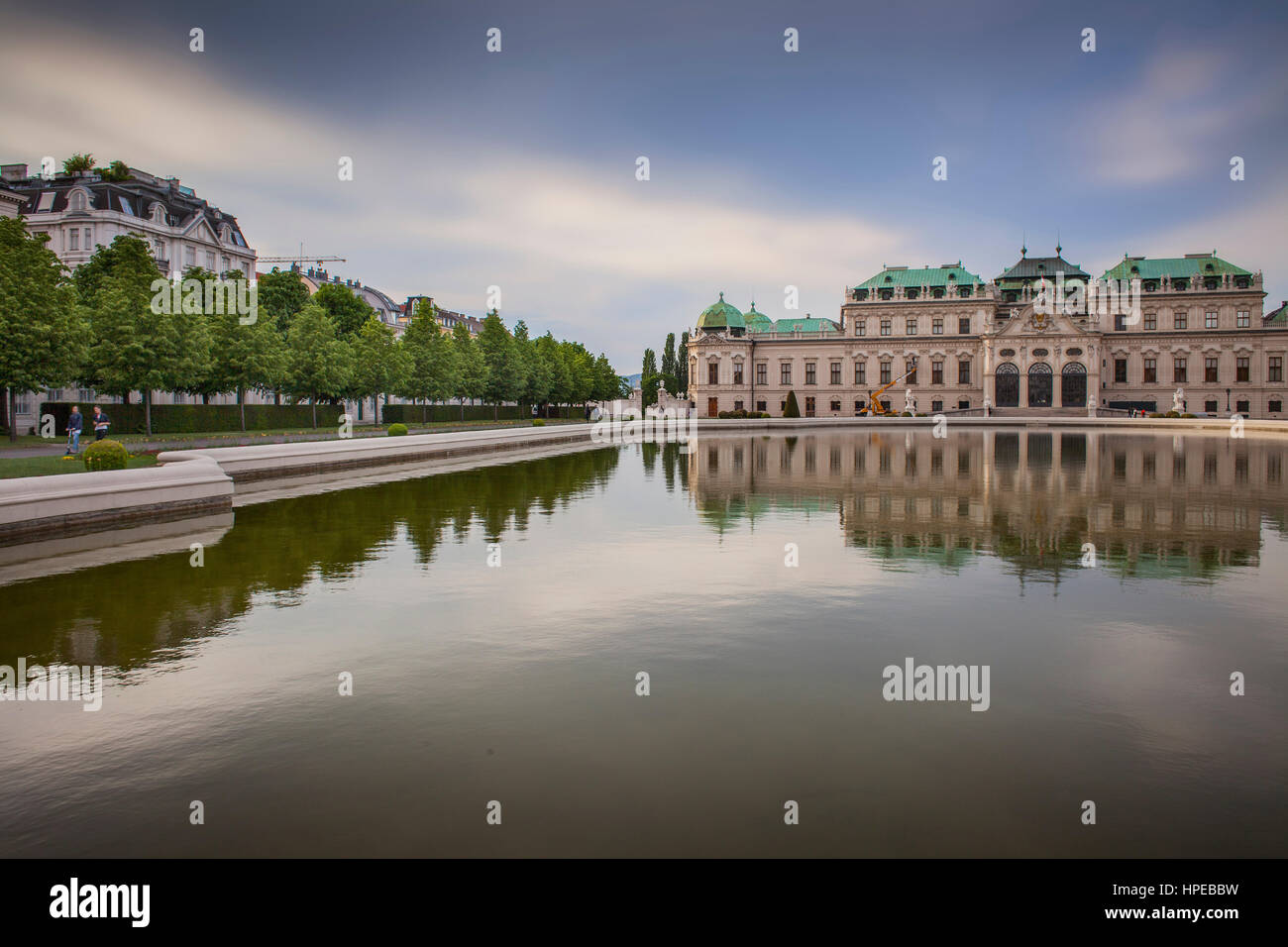 Il palazzo del Belvedere, Vienna, Austria, Europa Foto Stock