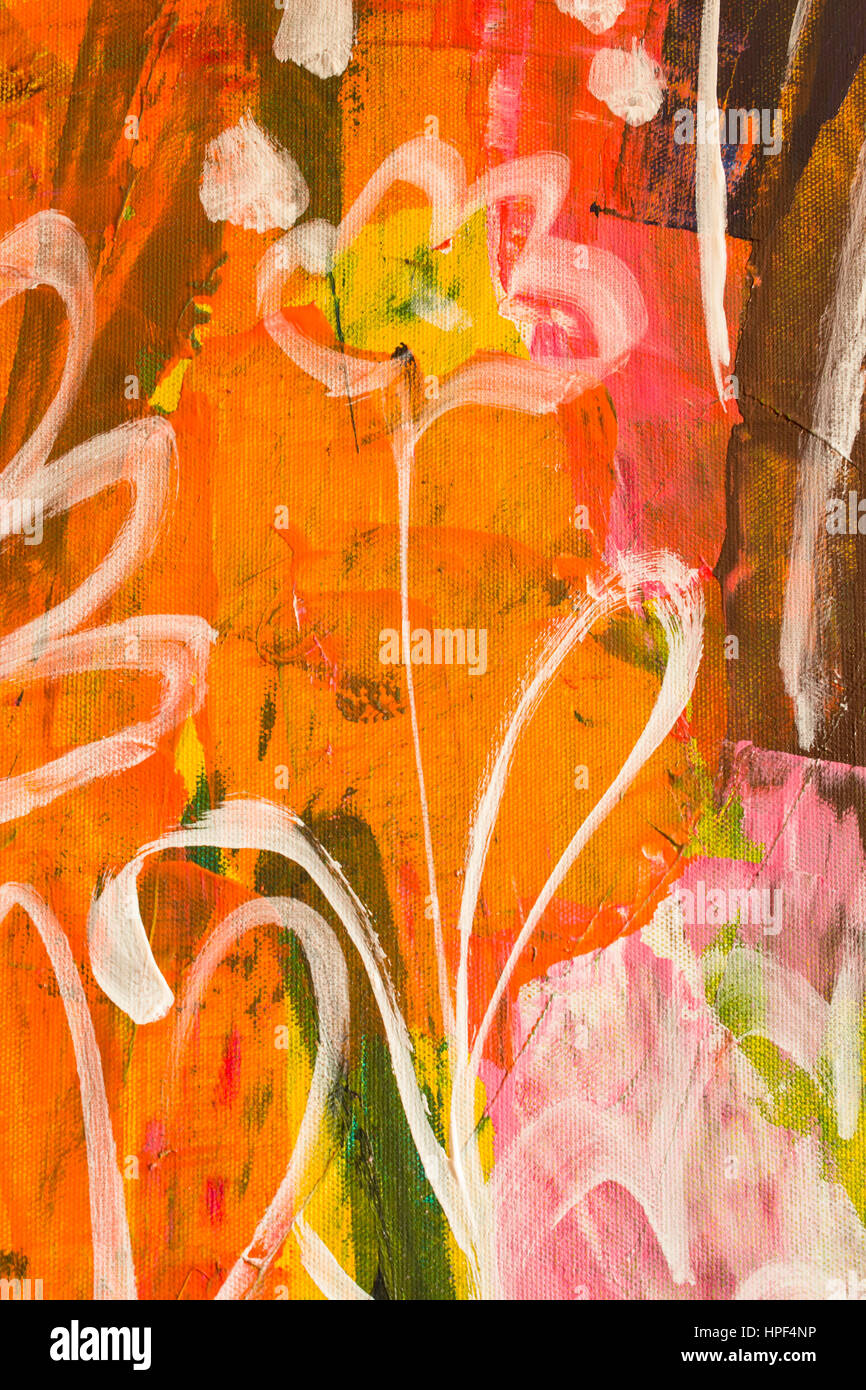 Dettaglio della pittura come sfondo. Foto Stock
