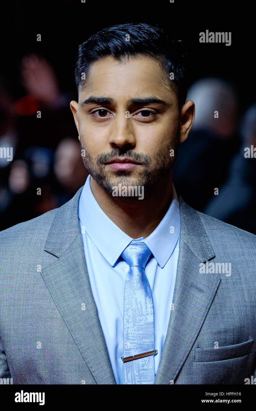 Londra, Regno Unito. Il 21 febbraio, 2017. Manish Dayal assiste il Regno Unito Premiere se viceré'S HOUSE su 21/02/2017 al Curzon Mayfair, . Persone nella foto: Manish Dayal.Picture tramite carta di credito: Julie Edwards/Alamy Live News Foto Stock