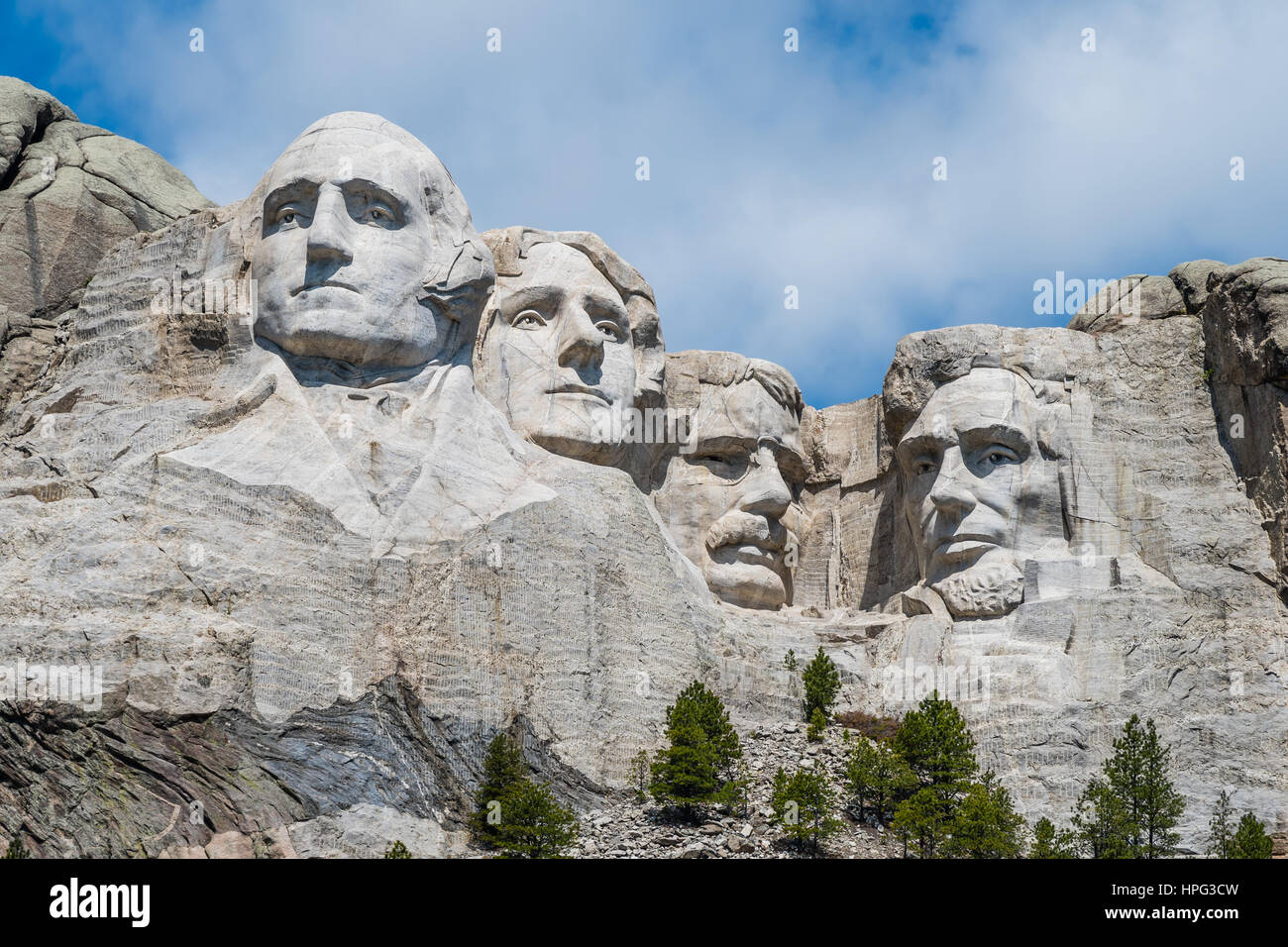 Mt. Rushmore National Memorial, il Dakota del Sud Foto Stock