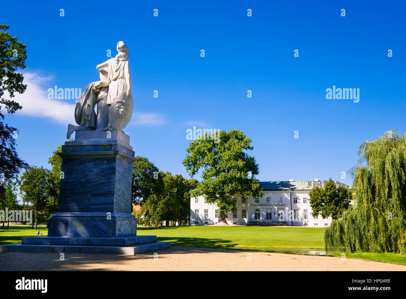 Memoriale di Federico II di Prussia, Neuhardenberg Castello, Brandeburgo, Germania Foto Stock