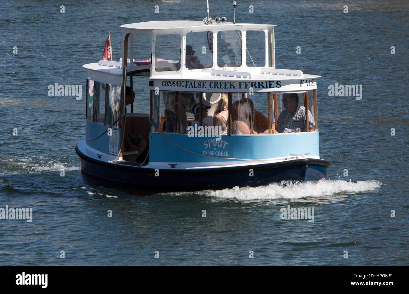 Il servizio di traghetto nella città di Vancouver Foto Stock