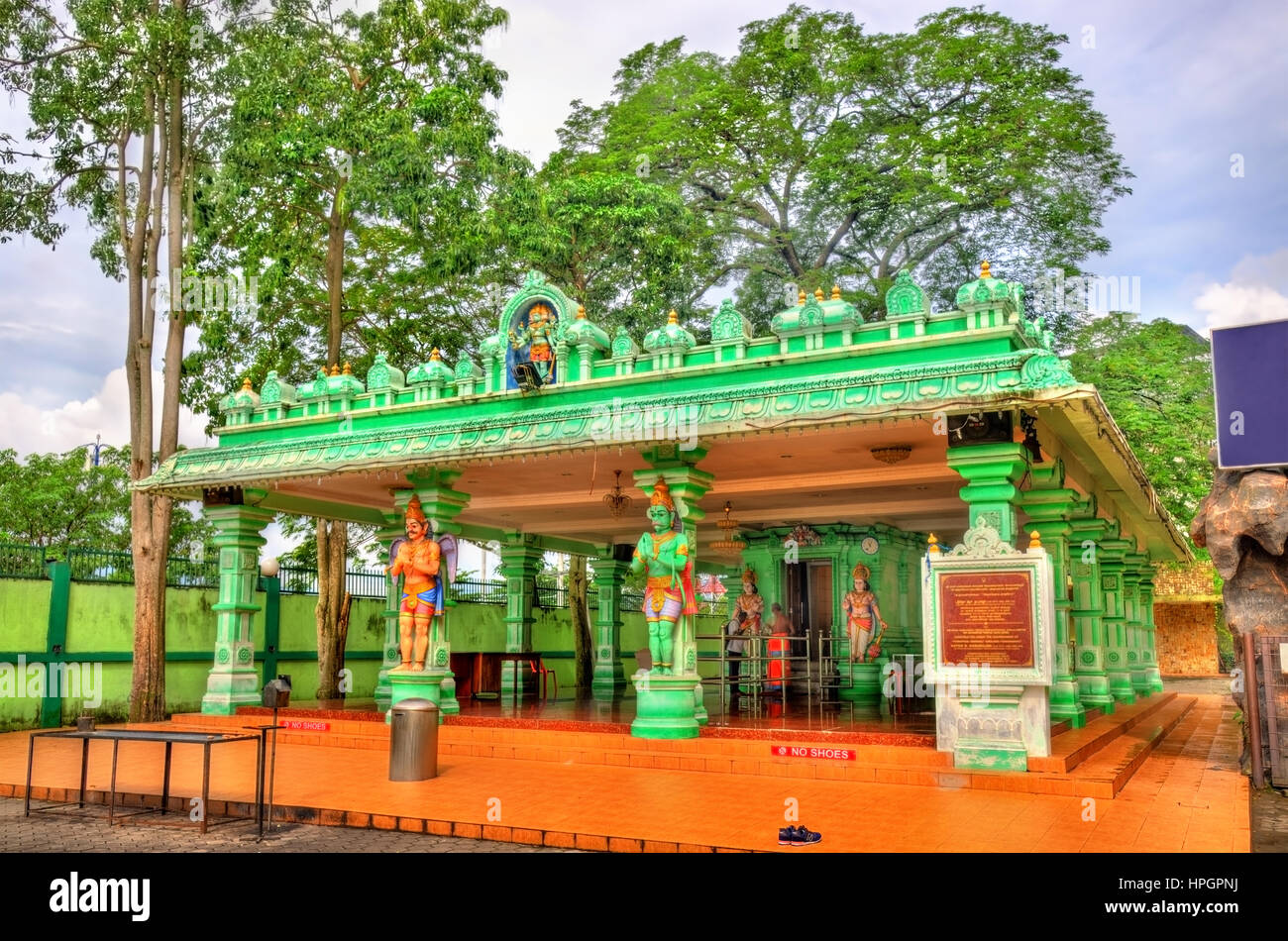 Tempio indù al Ramayana Grotta, Grotte Batu di Kuala Lumpur in Malesia Foto Stock