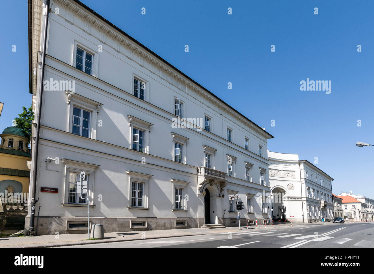 Ministerstwo Zdrowia - Ministero della Salute in via Miodowa , Varsavia, Polonia Foto Stock