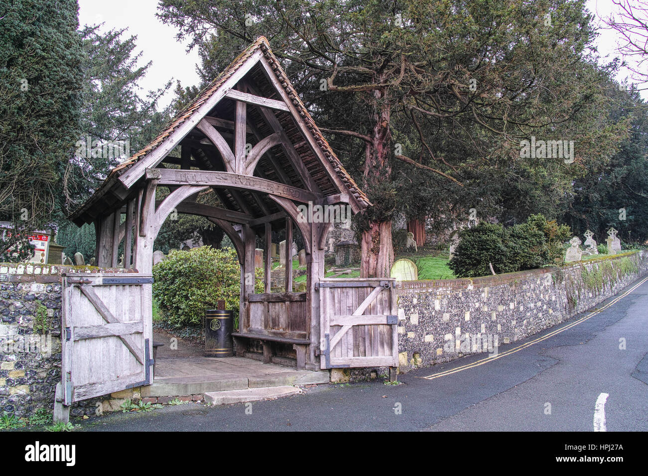 St Martin's church, Canterbury, Inghilterra (adesso sito del patrimonio mondiale), la prima chiesa cristiana fondata in Inghilterra, la più antica chiesa parrocchiale in Contin Foto Stock