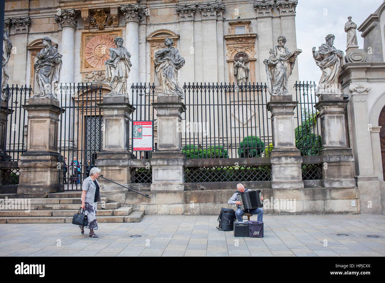 Chiesa di San Pietro e di San Paolo, il più antico edificio barocco,Cracovia, Cracovia,Polonia. Foto Stock