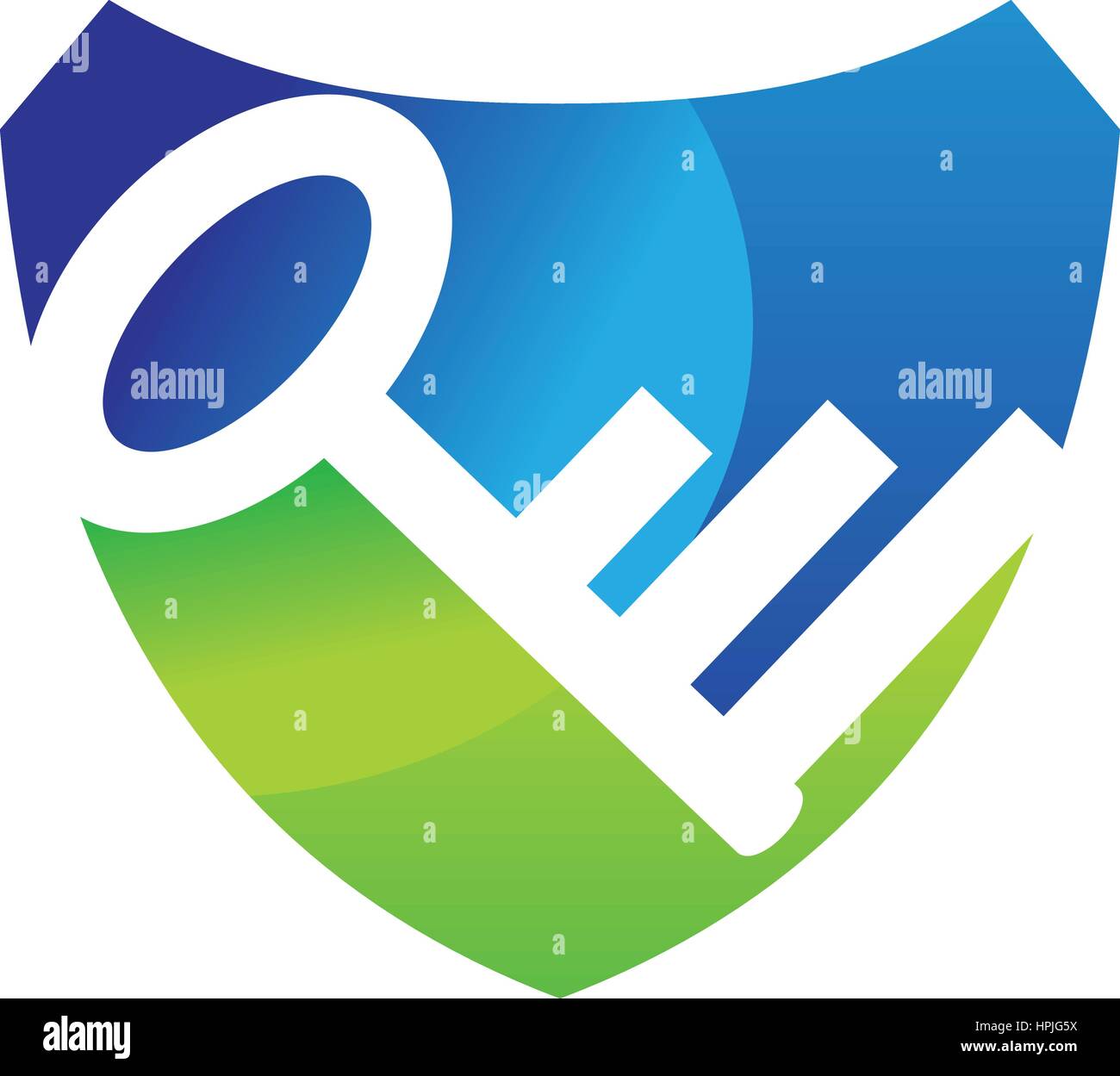 Chiave scudo Illustrazione Vettoriale