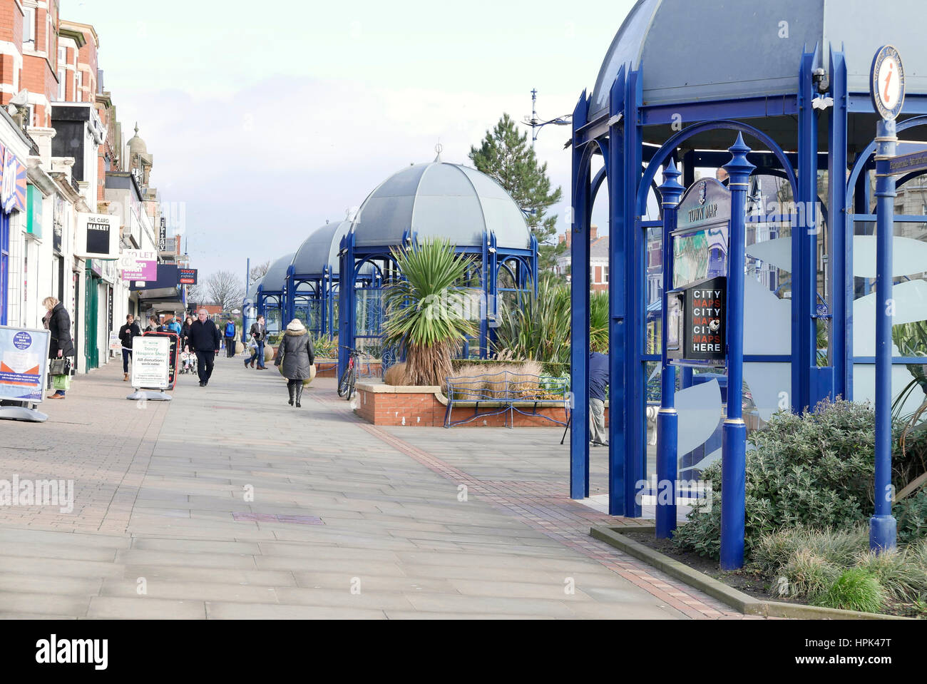 St Annes Square,St Annes sul mare,Lancashire, Regno Unito Foto Stock