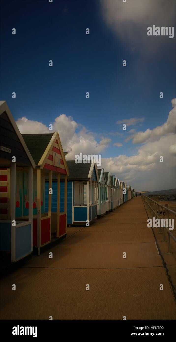 Southwold sabbia e mare Foto Stock