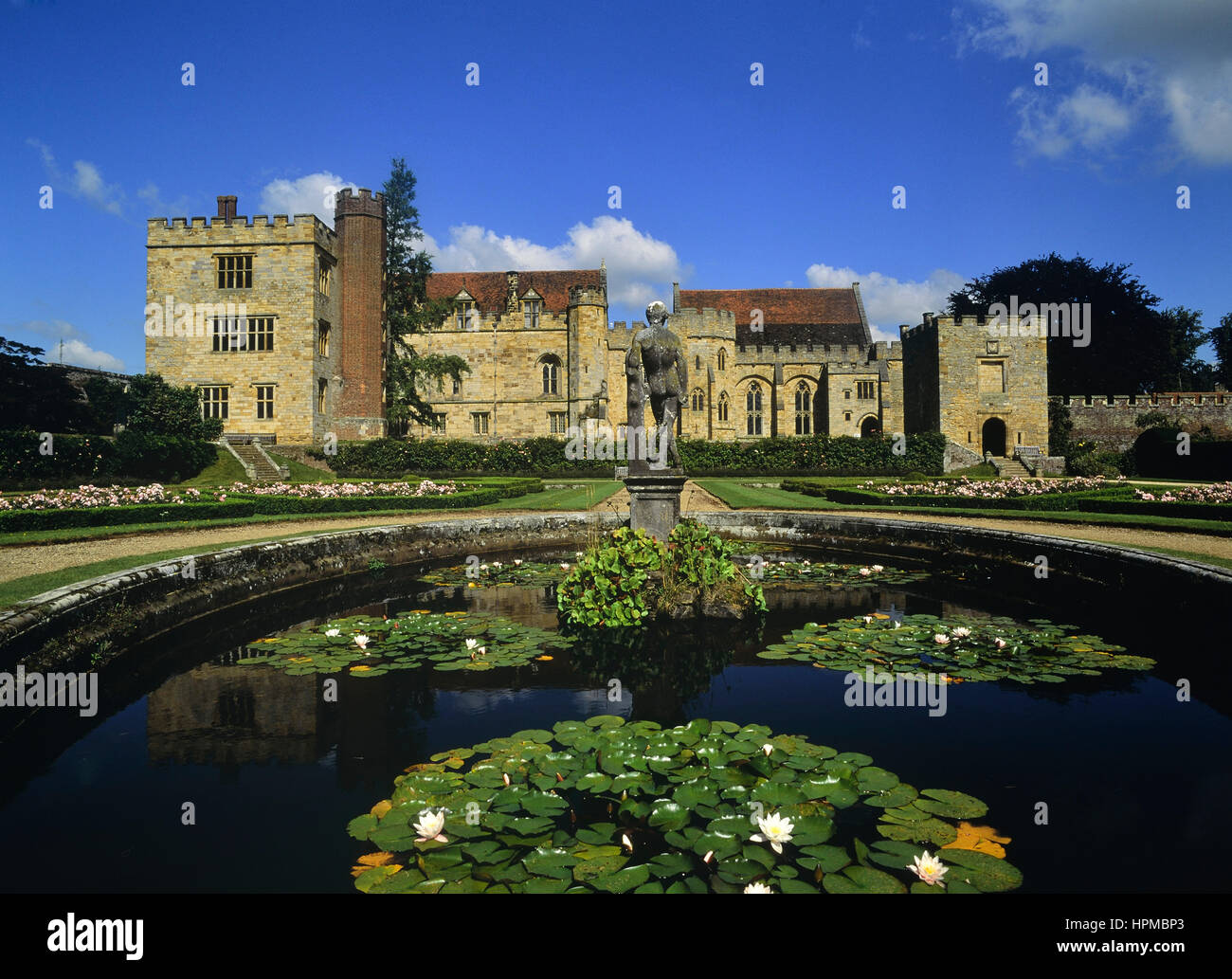 Penshurst Place e giardini. Kent. In Inghilterra. Regno Unito Foto Stock