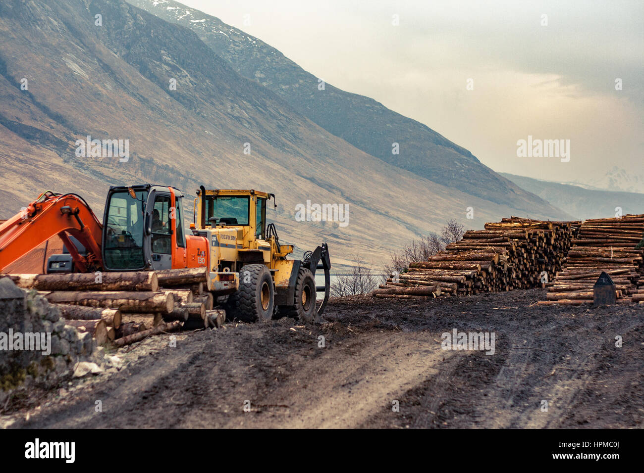 La registrazione della Scozia Foto Stock