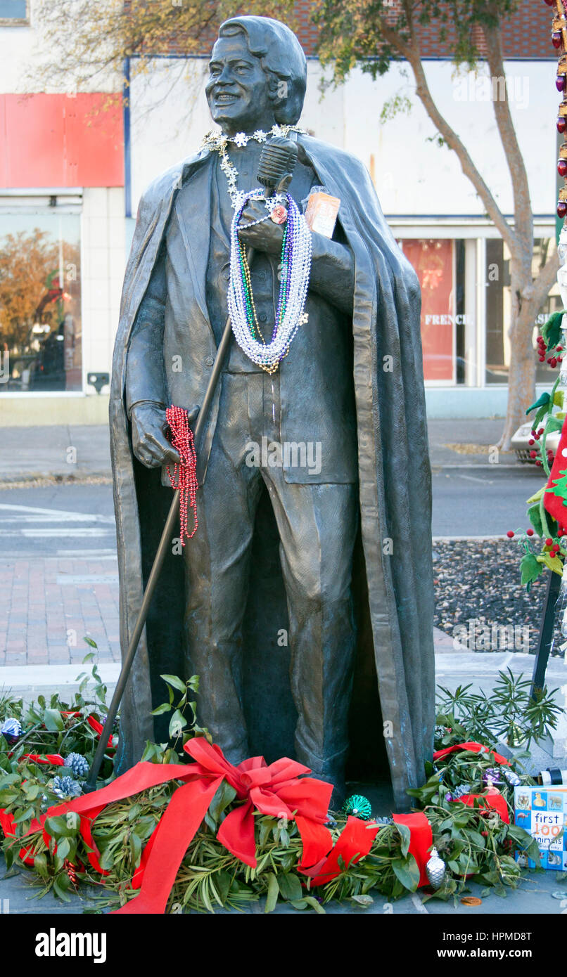 James Brown statua in Augusta in Georgia Foto Stock