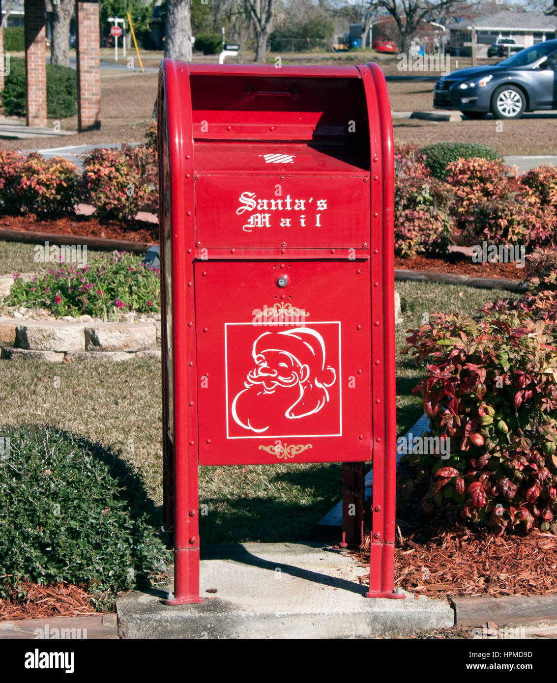 Nella cassetta postale di Santa Claus Georgia Foto Stock