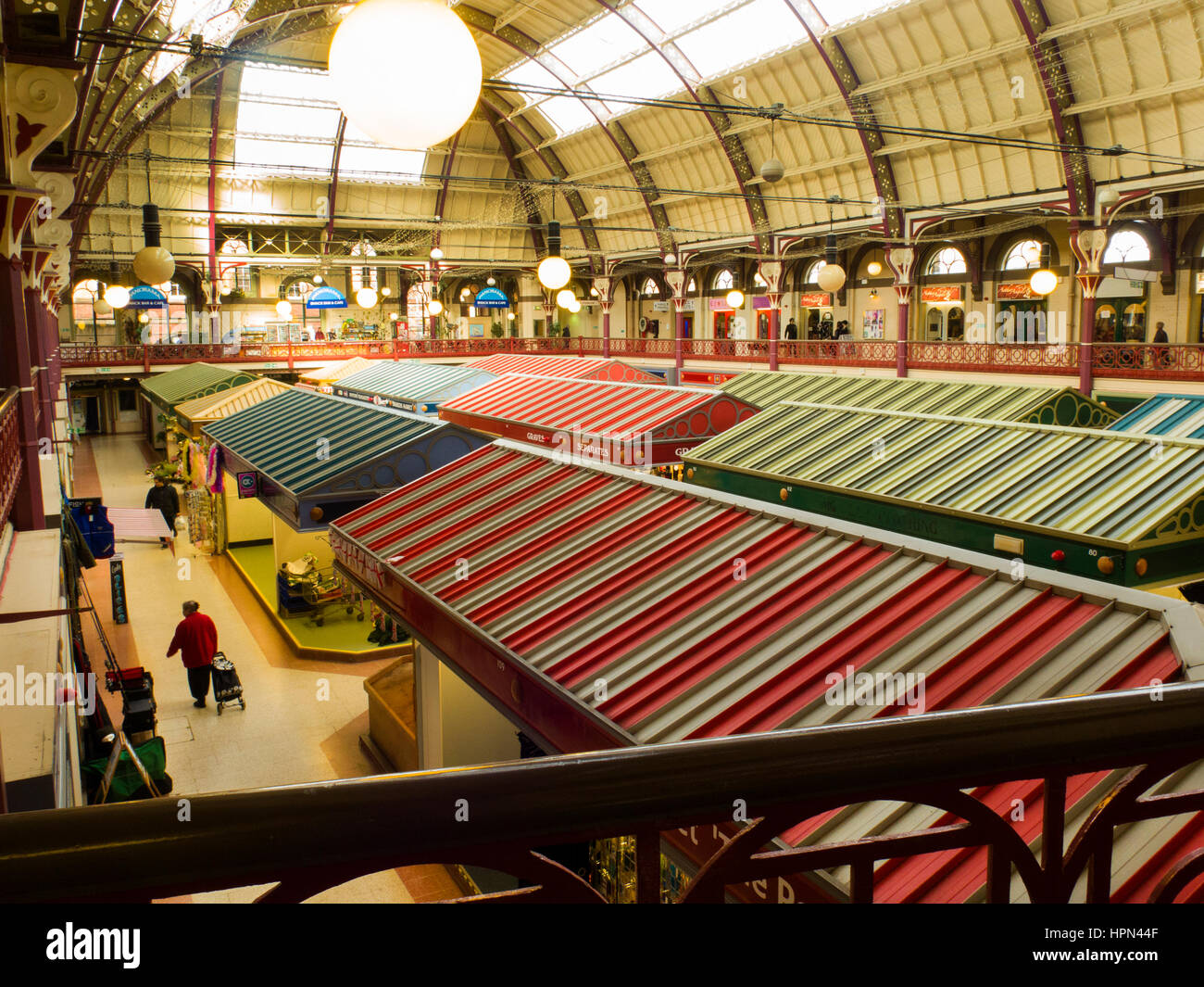 Mercato Derby Hall Regno Unito Foto Stock