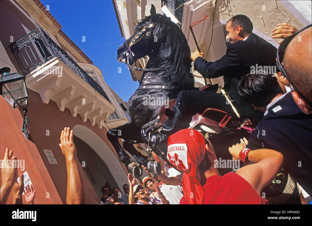 San Giovanni festival, Ciutadella, Minorca, Isole Baleari. Spagna Foto Stock
