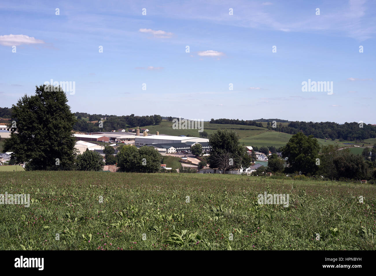 Vista del paesaggio di fascino Ohio Foto Stock