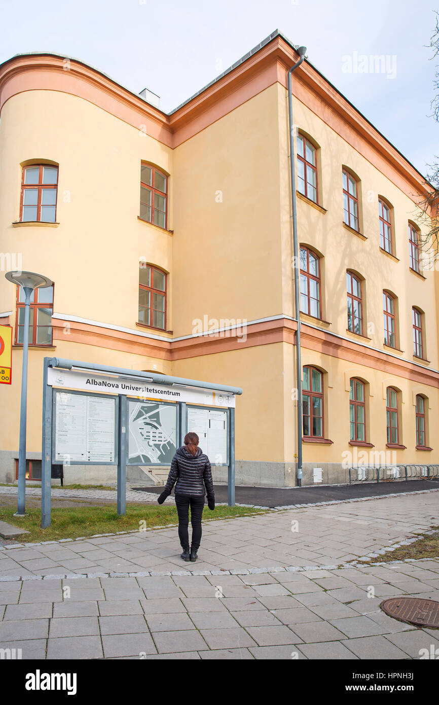 AlbaNova centro universitario. KTH Royal Institute of Technology di Stoccolma. Foto Stock