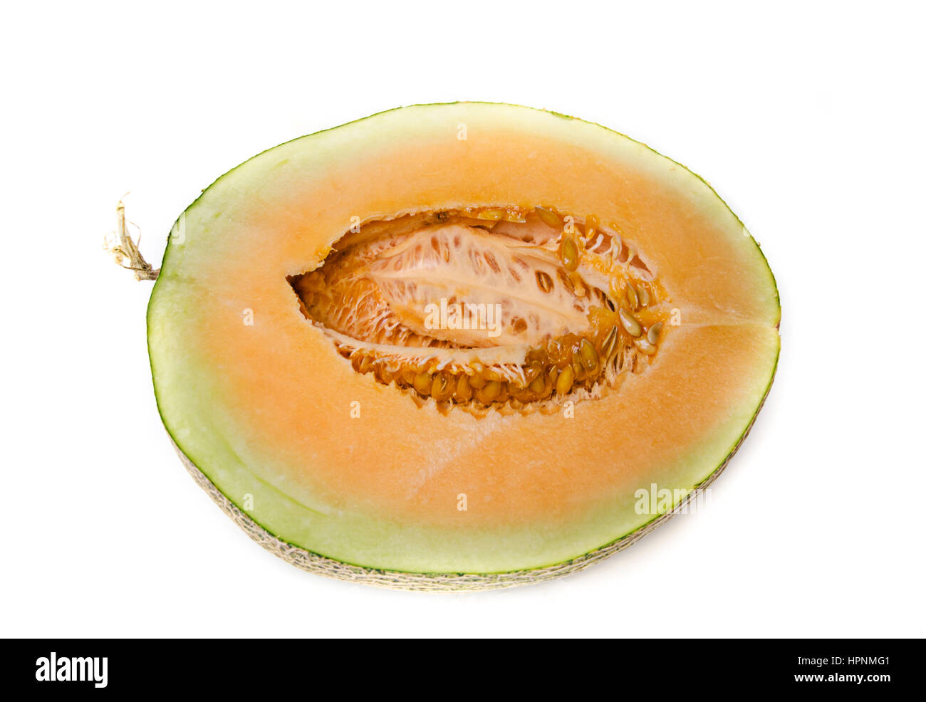 Melon cibo sano su sfondo bianco Foto Stock
