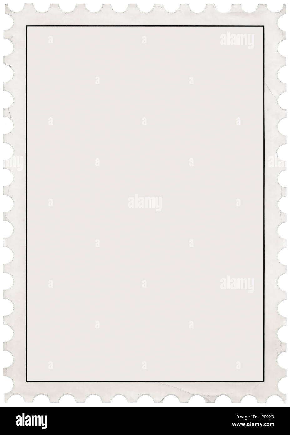 Vuoto vuoto francobollo di esclusione di un modello Foto stock - Alamy