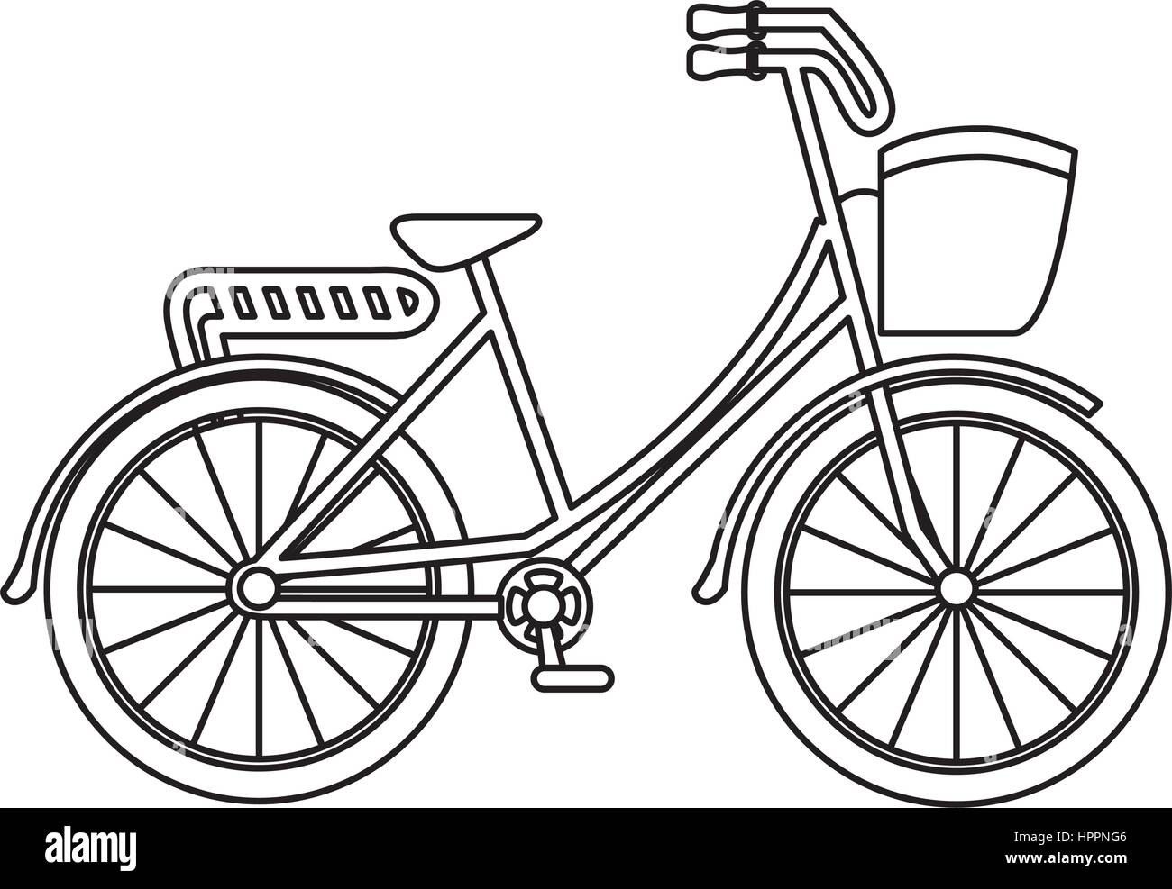 Disegno Della Bicicletta Immagini senza sfondo e Foto Stock ritagliate -  Alamy