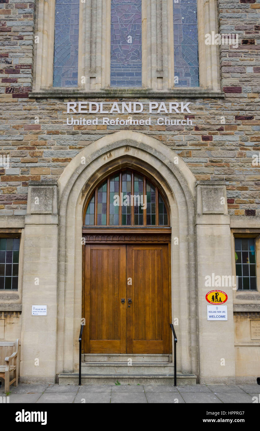 Redland Park Regno riforma sulla Chiesa Whiteladies Road a Bristol, Regno Unito. Foto Stock