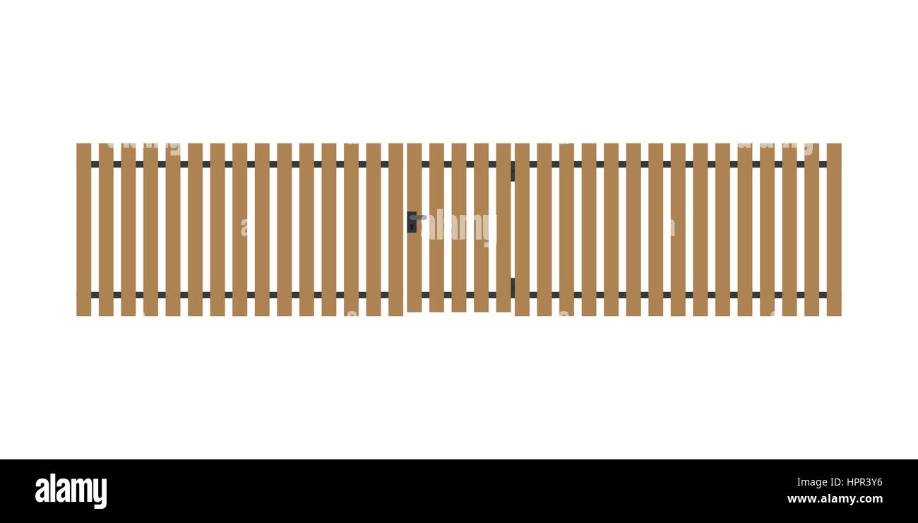 Recinto di legno Illustrazione Vettoriale