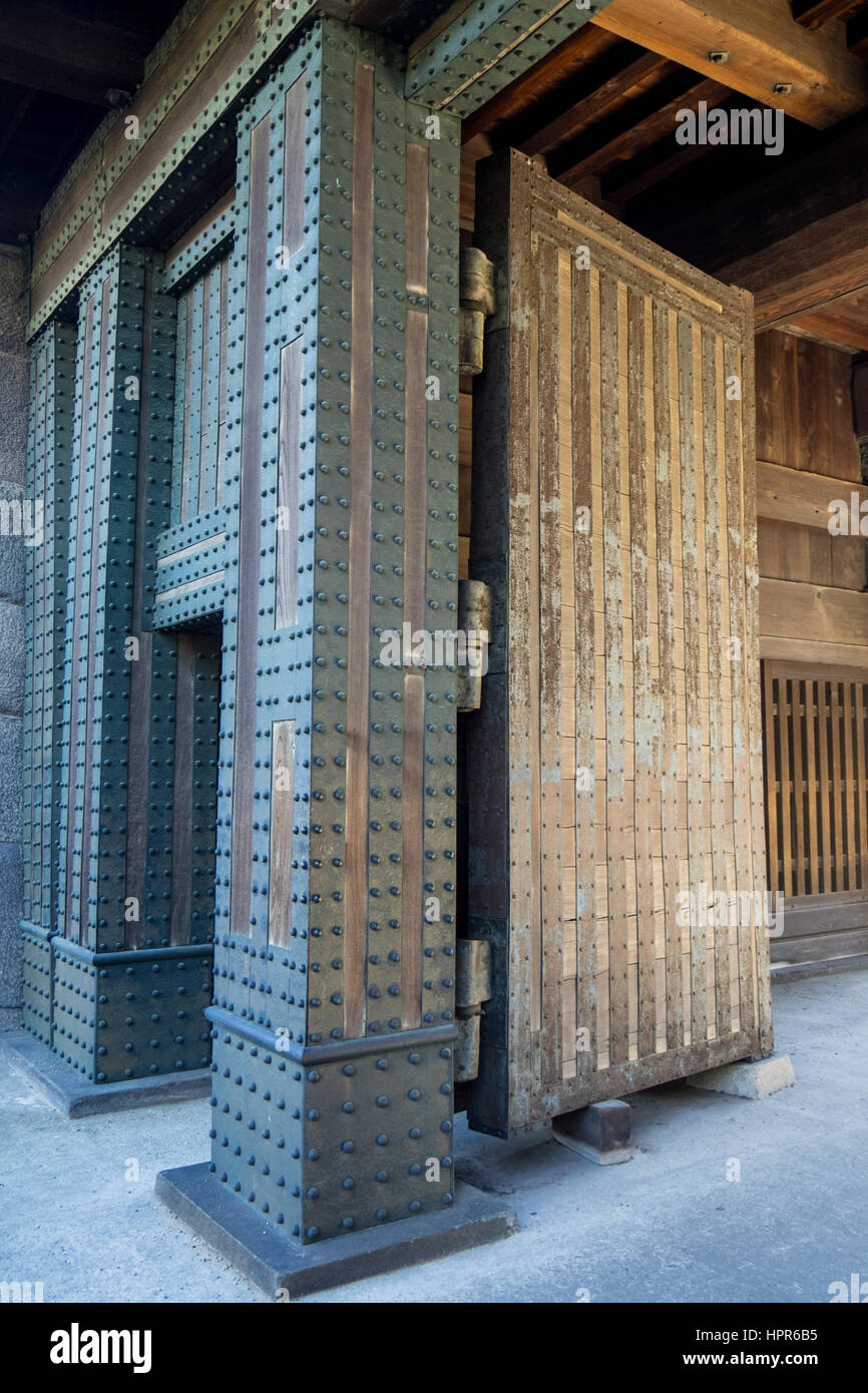 Hirakawa-mon gate una delle principali porte del castello di Edo ora fa parte della catena Tokyo Imperial Palace. Foto Stock