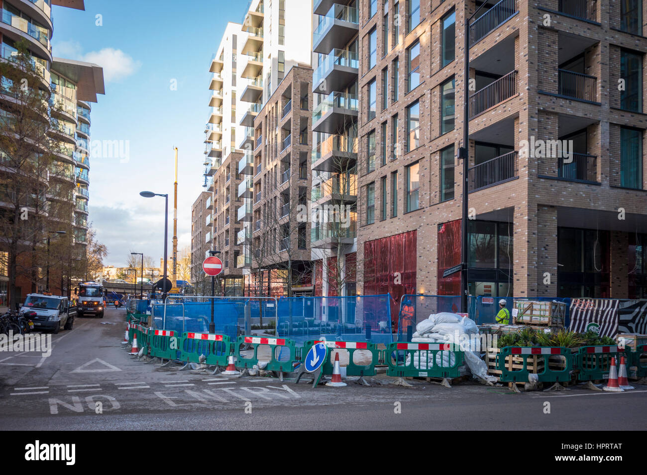 Sviluppo residenziale su Hermitage Street, Paddington, London, Regno Unito Foto Stock