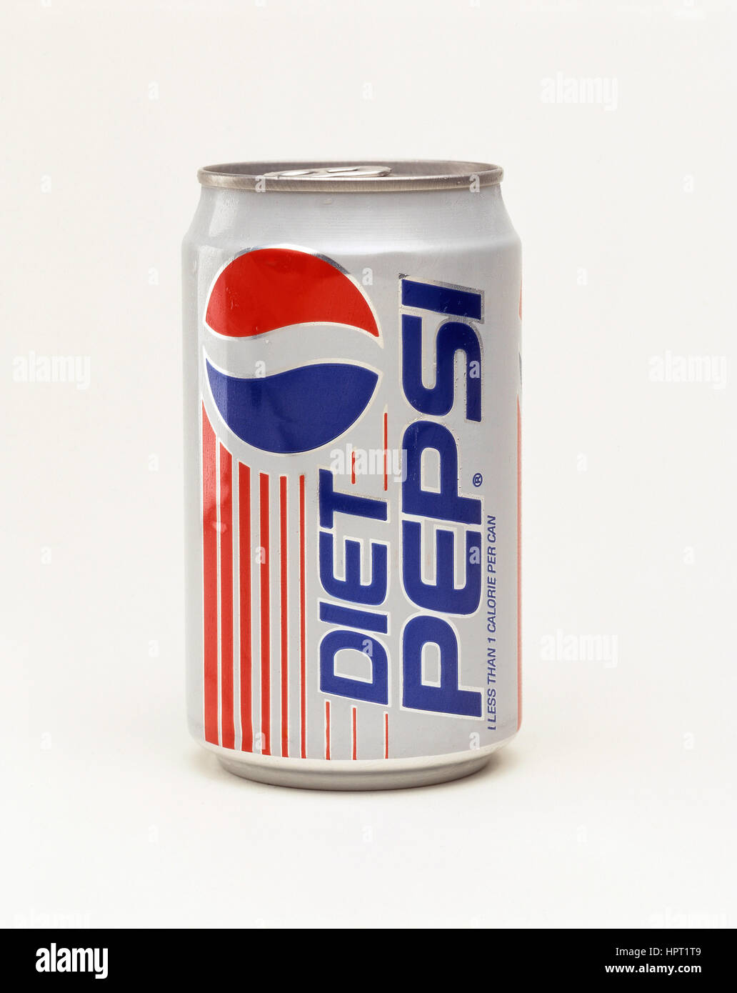 Retrò può di dieta Pepsi, England, Regno Unito Foto Stock