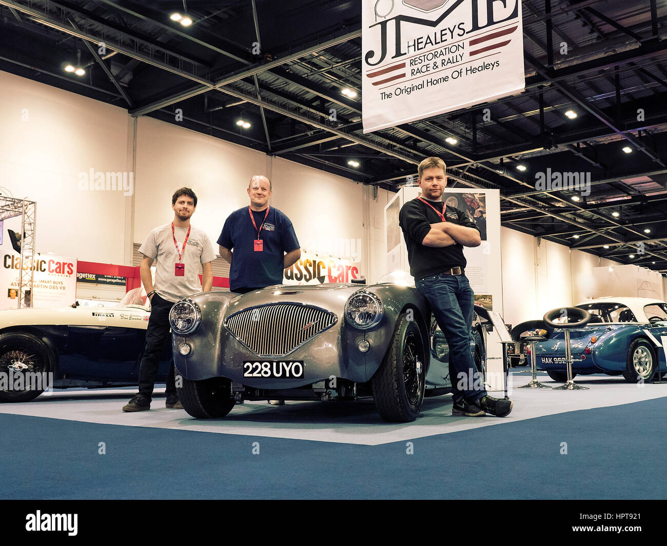 Londra, Regno Unito. Il 23 febbraio, 2017. London Classic Car Show 2017 Credit: Martyn Goddard/Alamy Live News Foto Stock