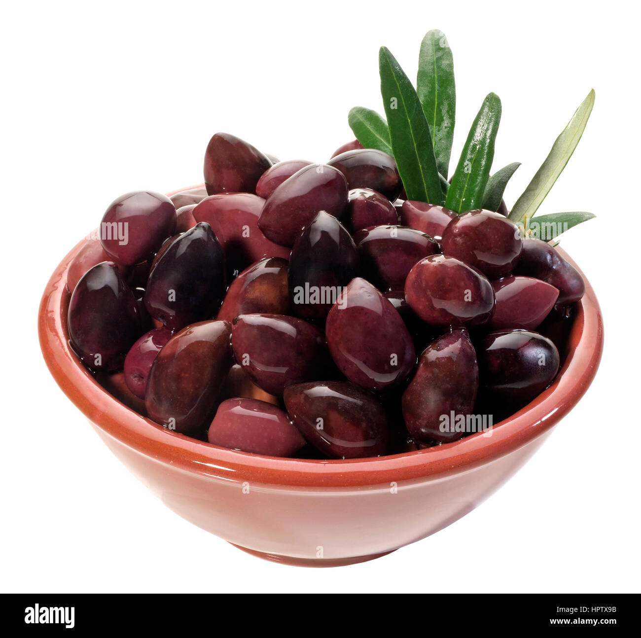 Calamata Olive(+percorso di clipping) Foto Stock