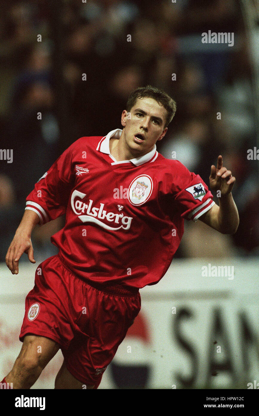 MICHAEL OWEN SHEFFIELD WED V LIVERPOOL 14 Febbraio 1998 Foto Stock