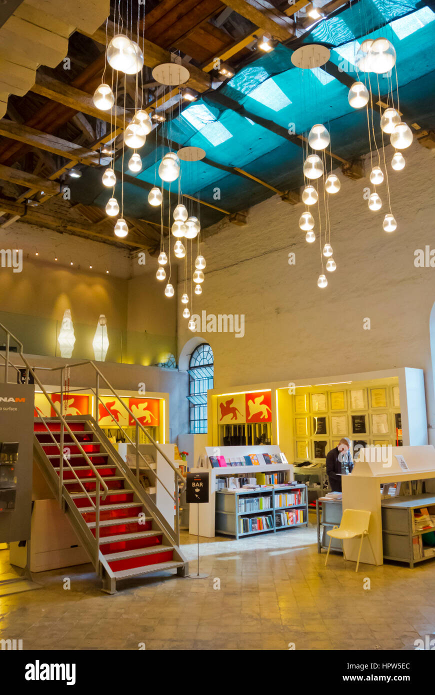 Arsenale, Bieannale spazio espositivo, bookshop, Castello, Venezia, Veneto, Italia Foto Stock