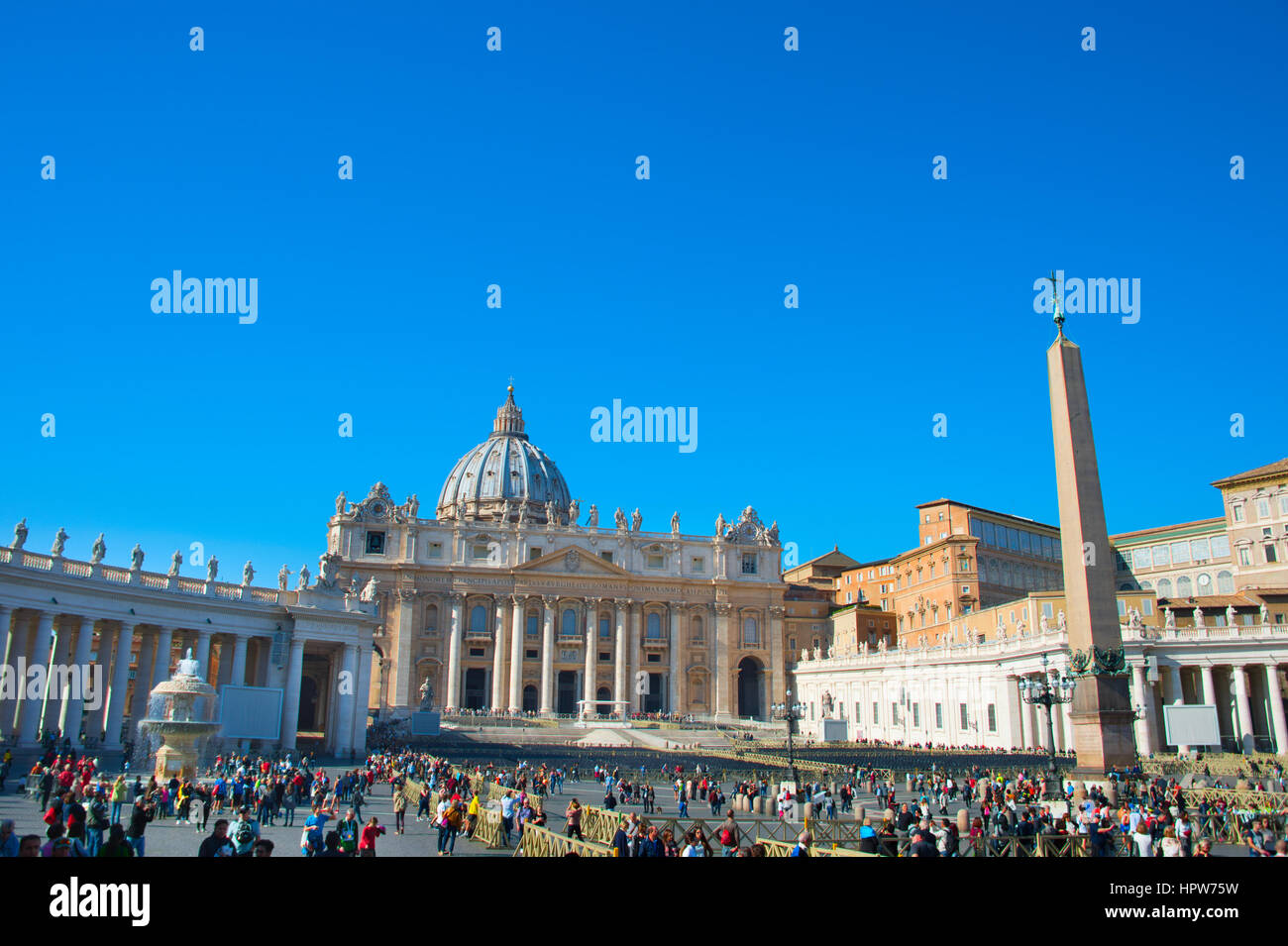 Vista del Vaticano, Roma Italia Foto Stock