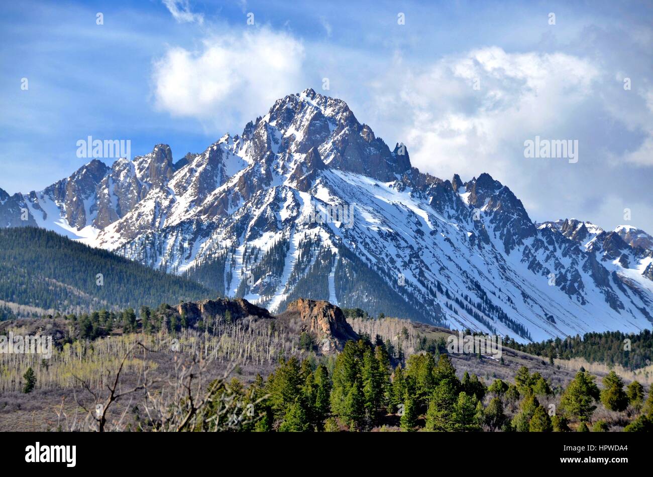 Colorado Montagne san juan Foto Stock
