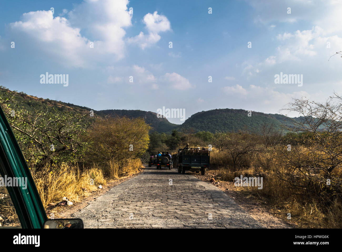 Paesaggio di Ranthambore Foto Stock