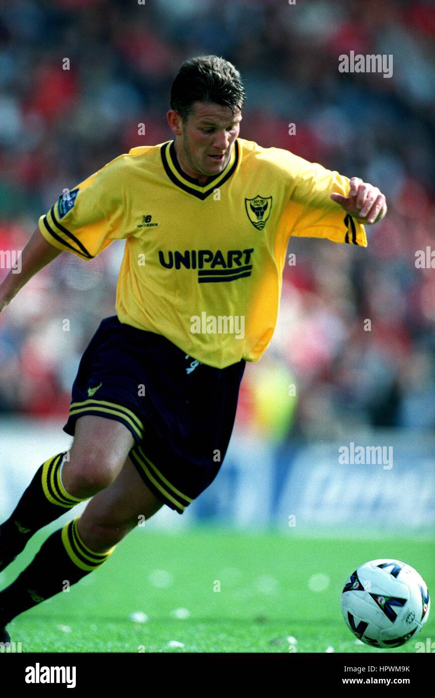 DEAN WINDASS OXFORD UNITED FC 01 Settembre 1998 Foto Stock