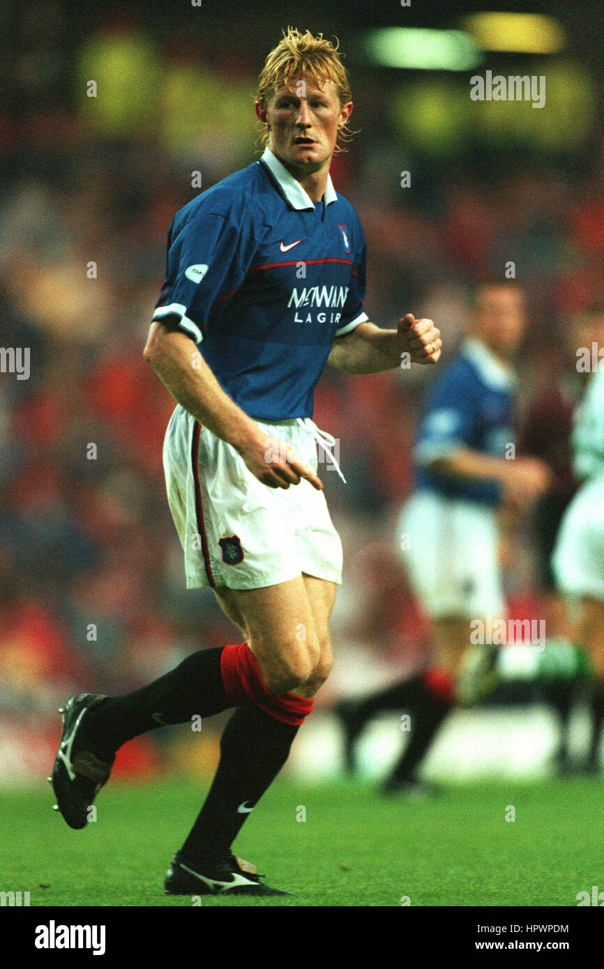 COLIN HENDRY Glasgow Rangers FC 21 Settembre 1998 Foto Stock
