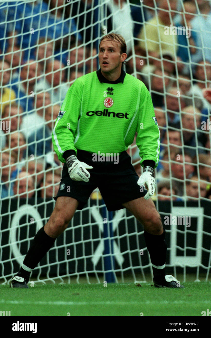 MARK SCHWARZER MIDDLESBROUGH FC 27 Settembre 1998 Foto Stock