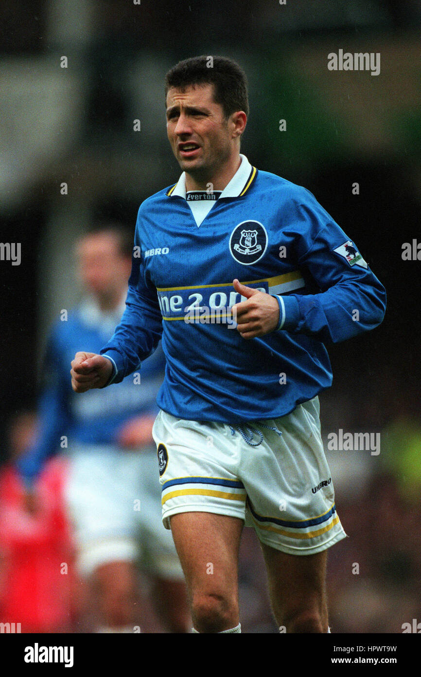 JOHN COLLINS EVERTON 17 Ottobre 1998 Foto Stock