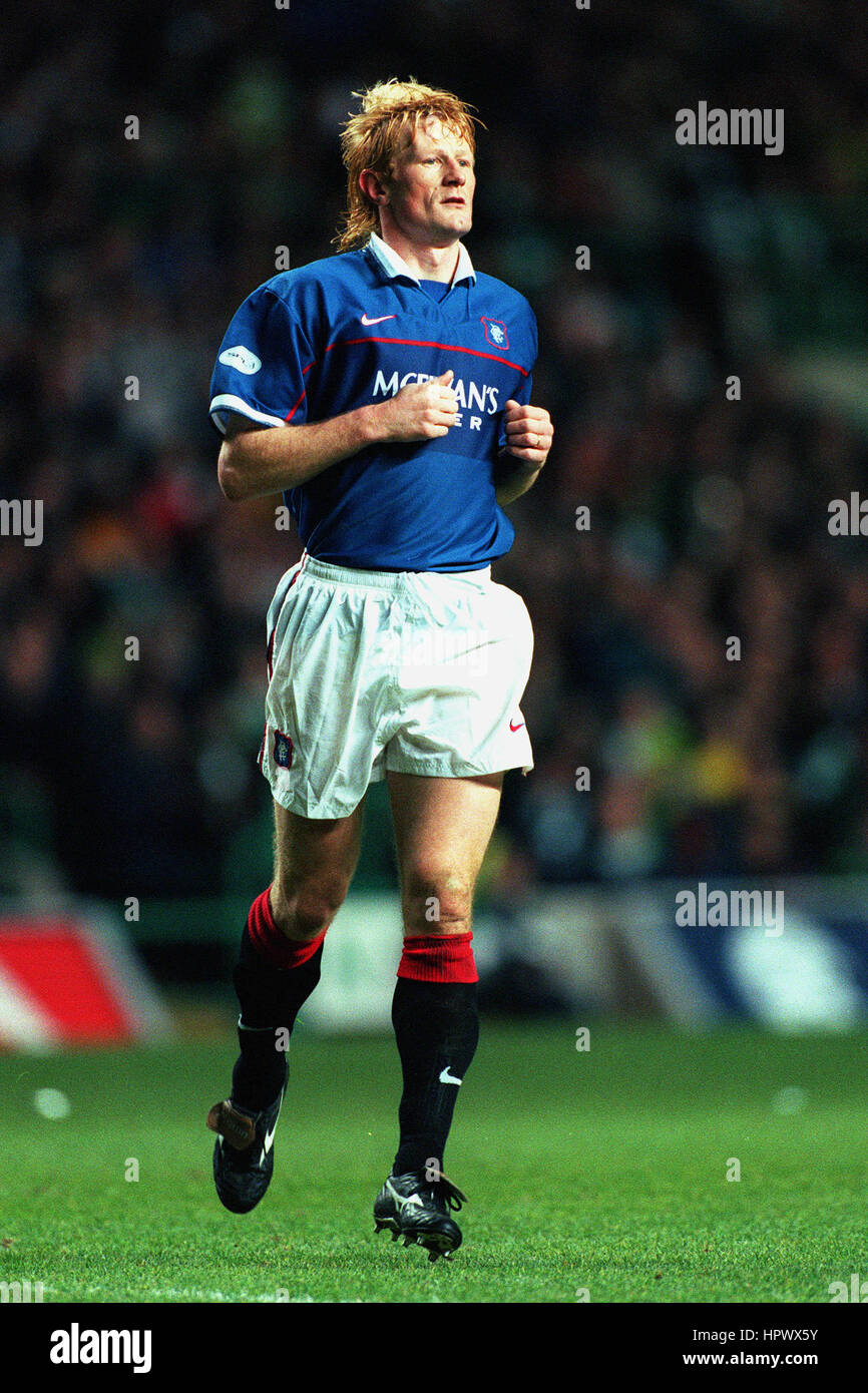 COLIN HENDRY Glasgow Rangers FC 21 Novembre 1998 Foto Stock