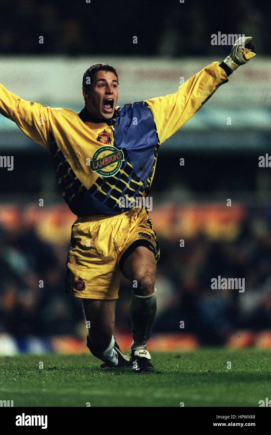 THOMAS SORENSEN SUNDERLAND FC 11 Novembre 1998 Foto Stock