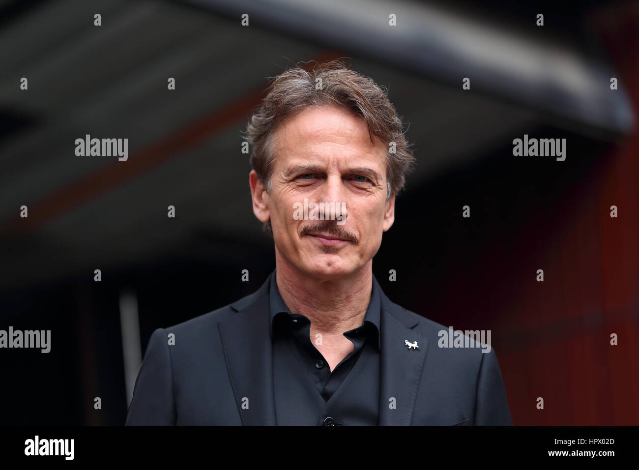 Roma, Italia. 24 Febbraio, 2017. Attore italiano Cesare Bocci durante il photocall per presentare i nuovi episodi di narrativa italiana Il Commissario Montalbano Credito: Matteo Nardone/Pacific Press/Alamy Live News Foto Stock