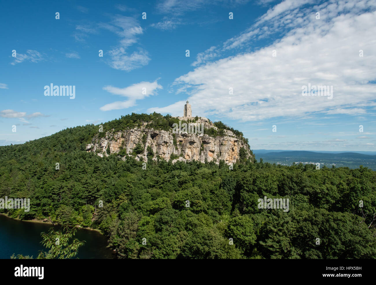 Torre Skytop al Mohonk, nello Stato di New York Foto Stock