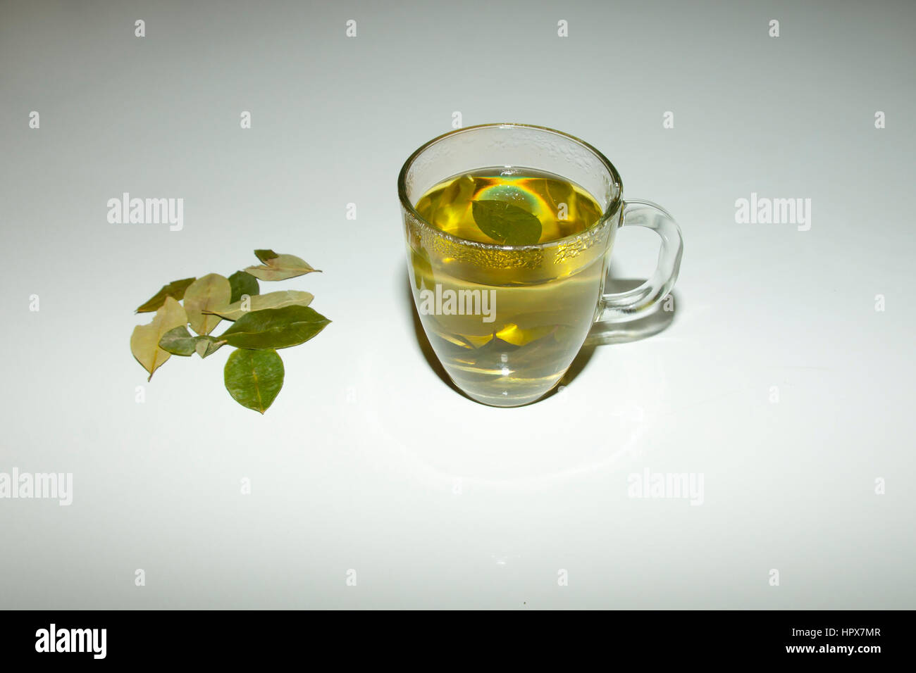 Tè di foglia di Coca Foto Stock